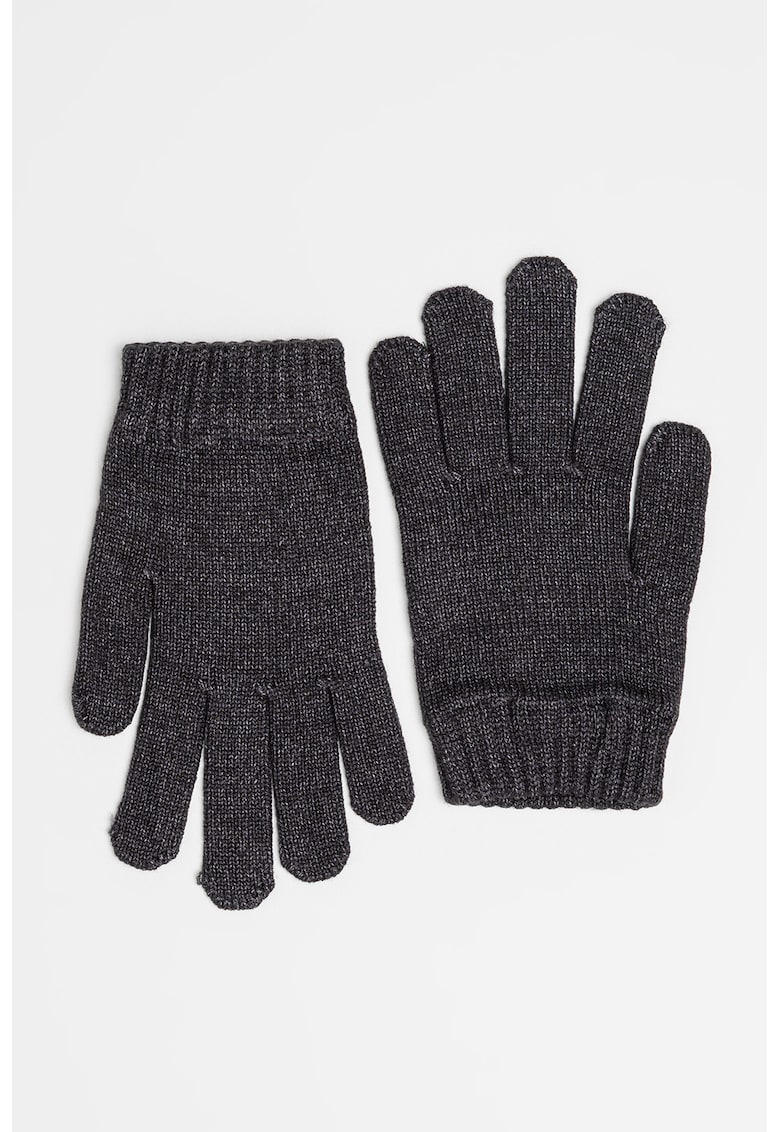 Manusi tricotate cu terminatii striate