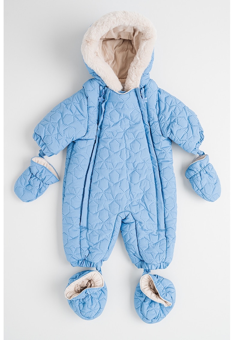 Salopeta matlasata cu manusi si botosei