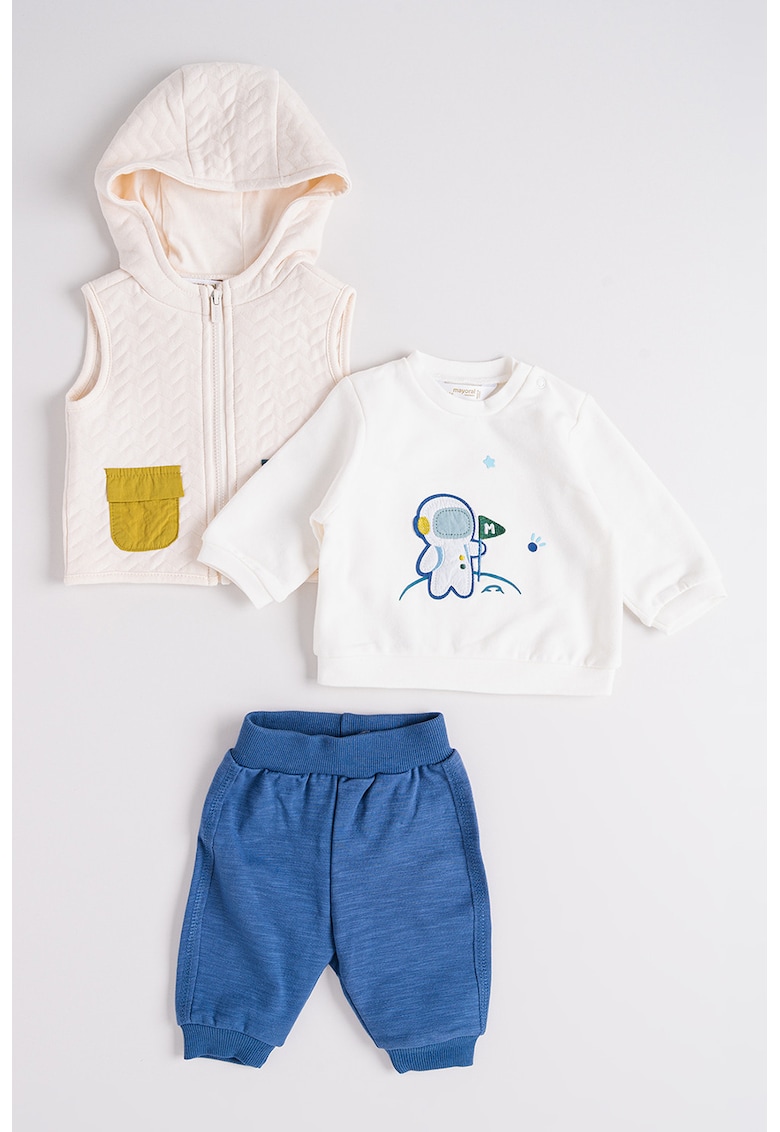 Set of Blouse - Set de pantaloni si vesta cu gluga - 3 piese