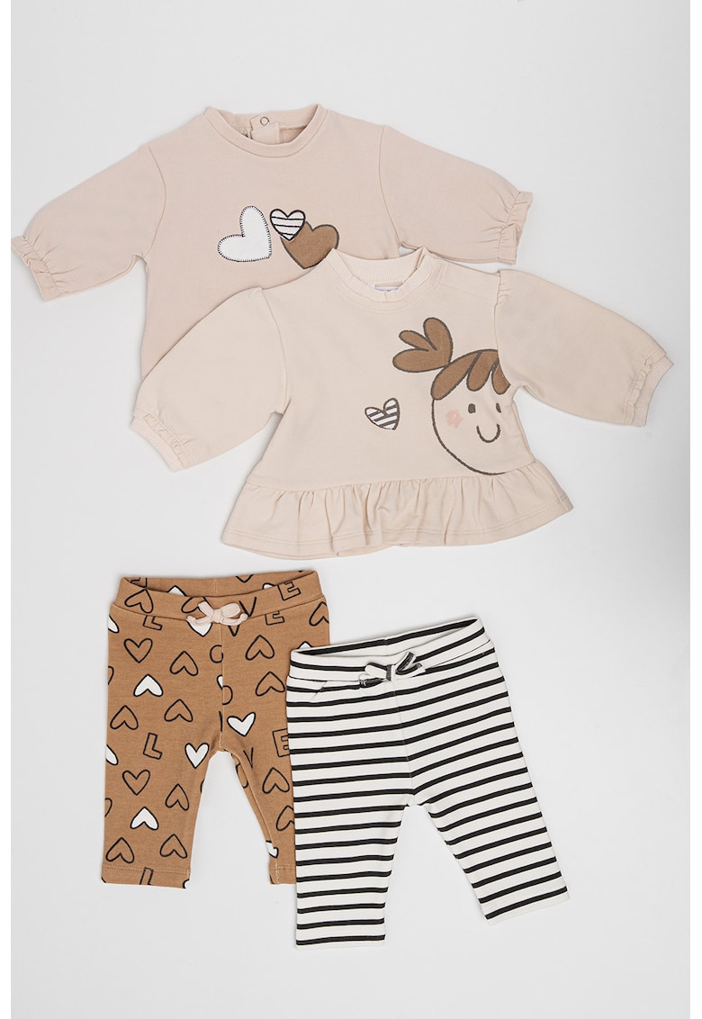 Set de bluza de trening si colanti- 4 piese