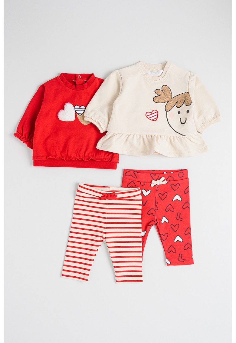 Set de bluza de trening si colanti- 4 piese