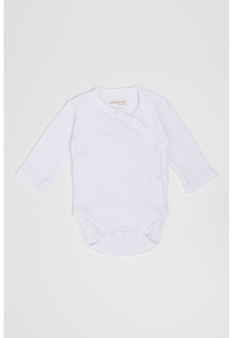 Body de bumbac cu maneci lungi