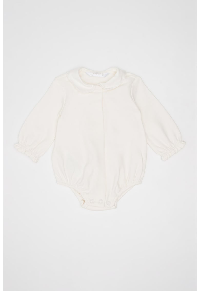 Body din bumbac cu model uni