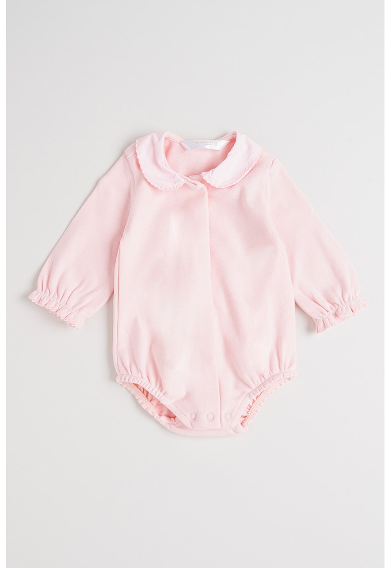 Body de bumbac cu maneci lungi