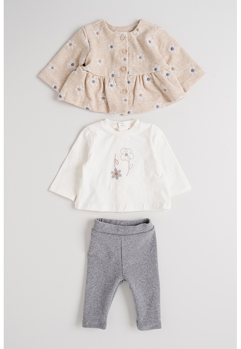 Set de imbracaminte cu model grafic - 3 piese