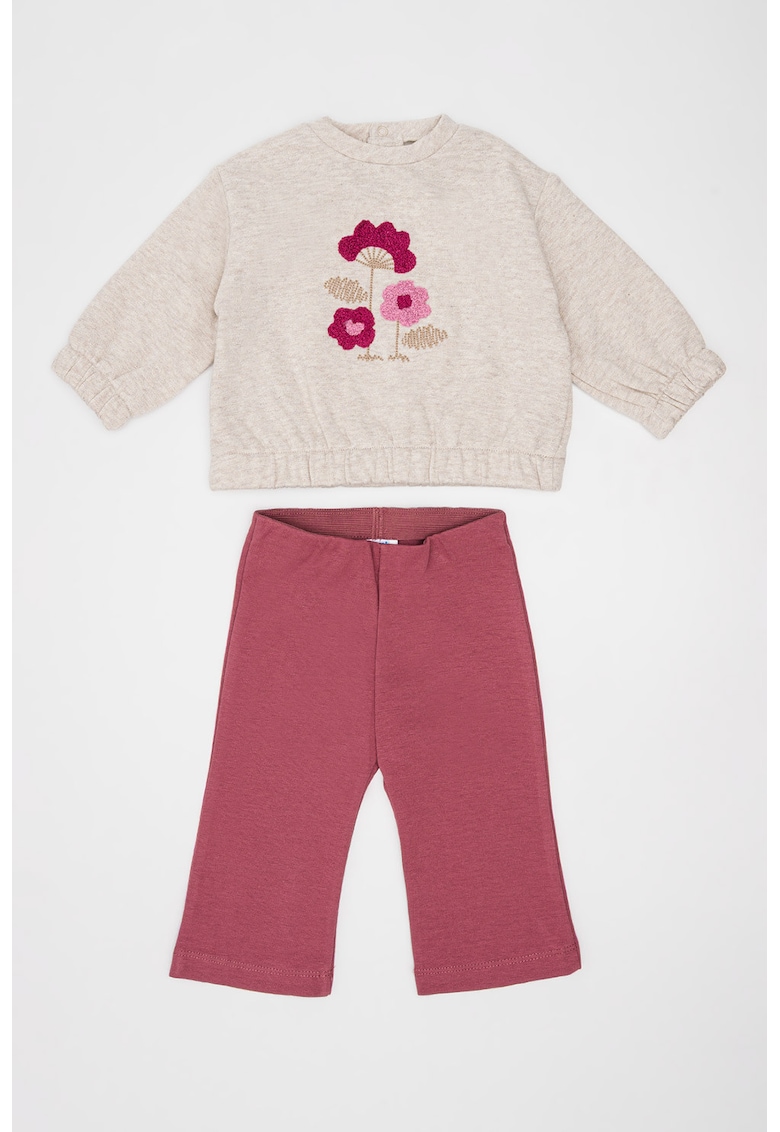 Set de bluza si pantaloni drepti