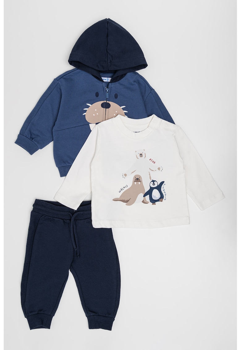 Set de imbracaminte cu imprimeu - 3 piese