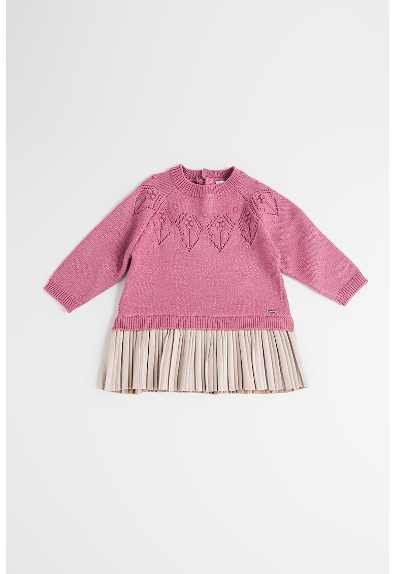 Rochie-pulover cu decolteu la baza gatului