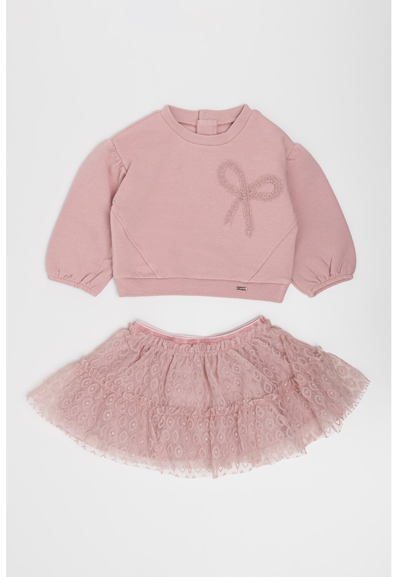 Set de bluza de trening cu fusta cu tul