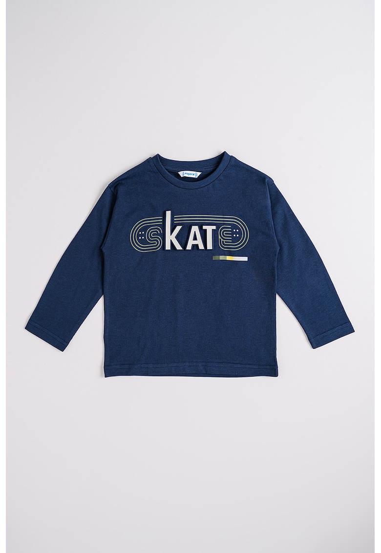 Bluza de bumbac cu text