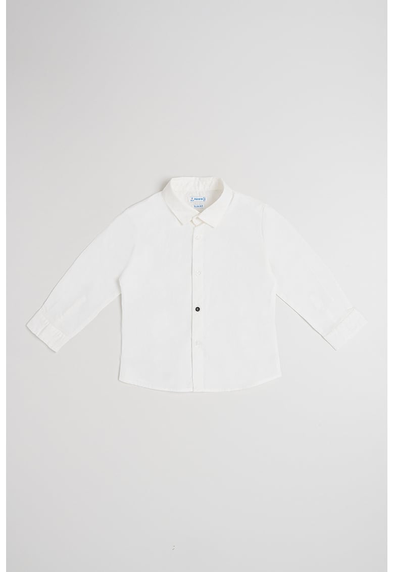 Camasa din amestec de bumbac - Alb