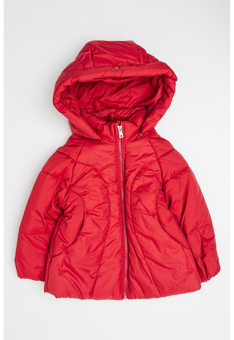 Geaca matlasata cu vatelina si gluga detasabila