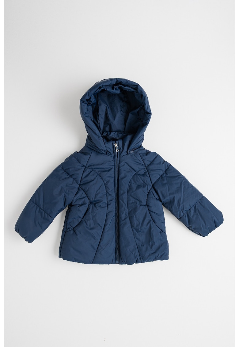 Geaca matlasata cu vatelina si gluga detasabila