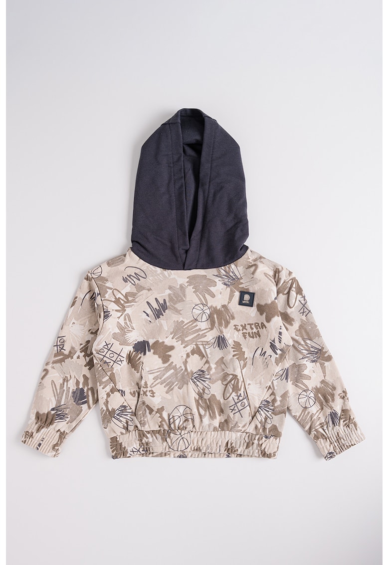 Hanorac cu model si terminatii elastica