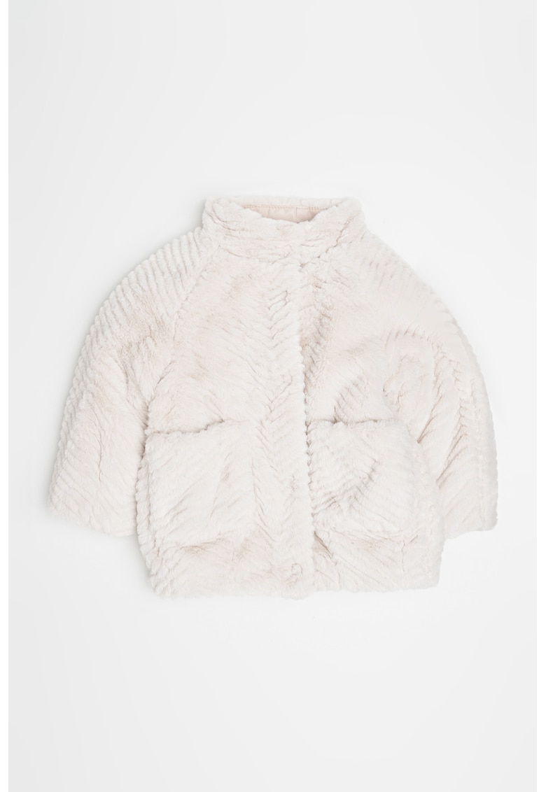 Geaca cu blana sintetica