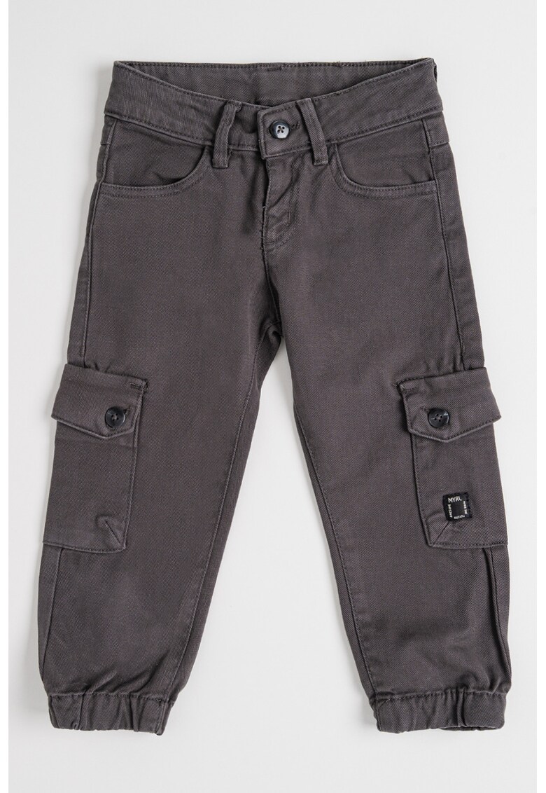 Blugi cu buzunare cargo - Gri antracit