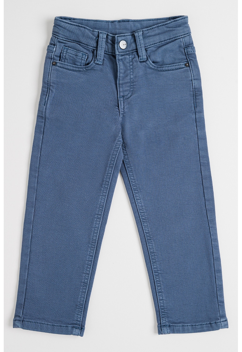 Blugi uni cu talie medie