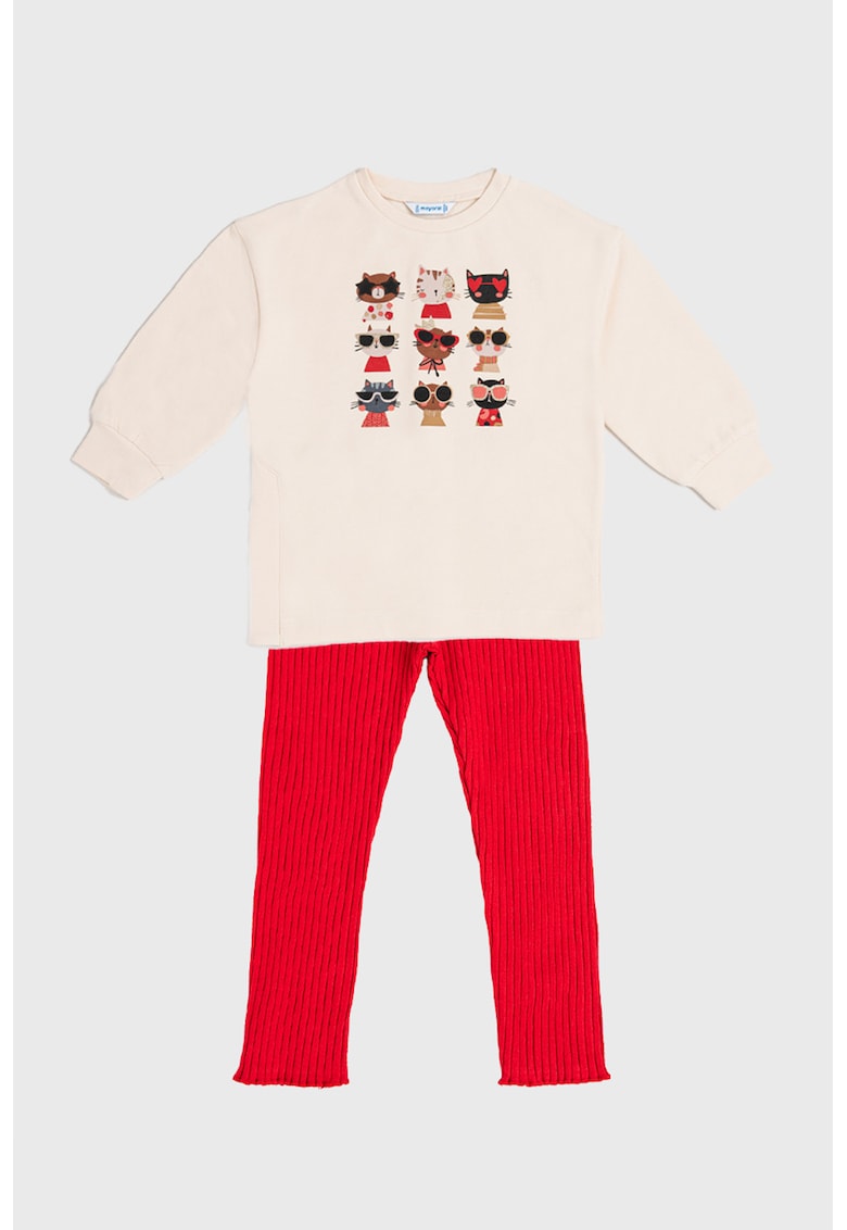 Set de bluza de trening si colanti - 2 piese