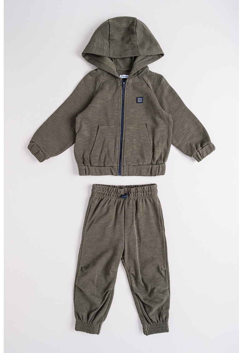 Set de hanorac cu fermoar si pantaloni - 2 piese