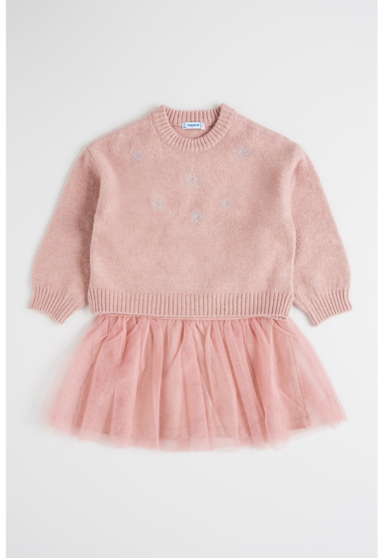 Set de pulover si rochie evazata - 2 piese