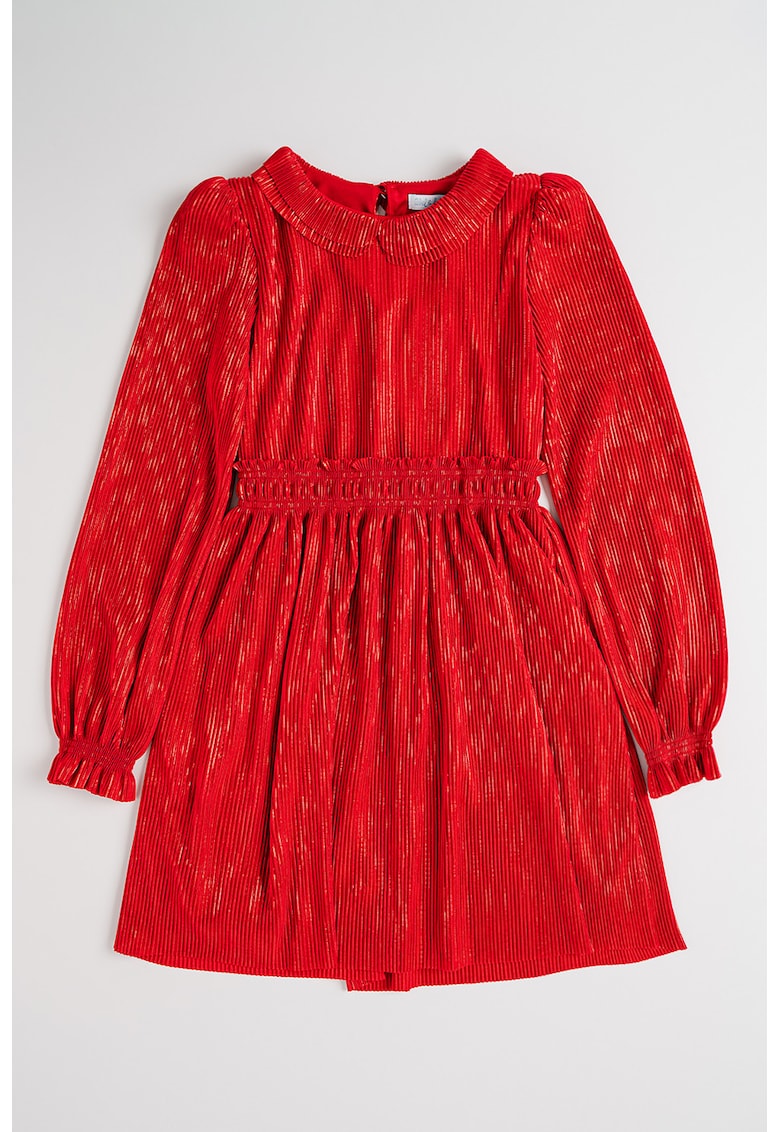 Rochie evazata cu guler Peter Pan