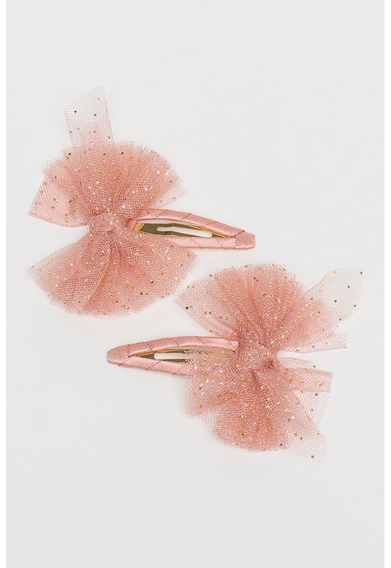 Set de agrafe de par cu funda - 2 piese