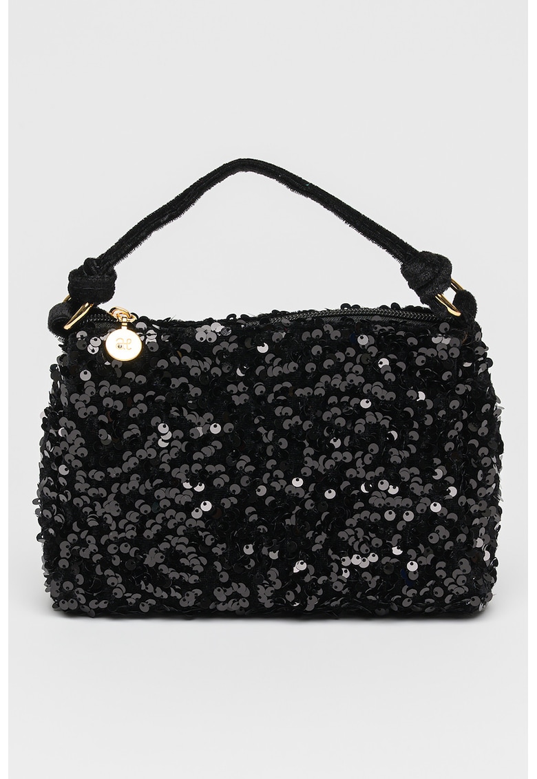 Geanta crossbody cu paiete