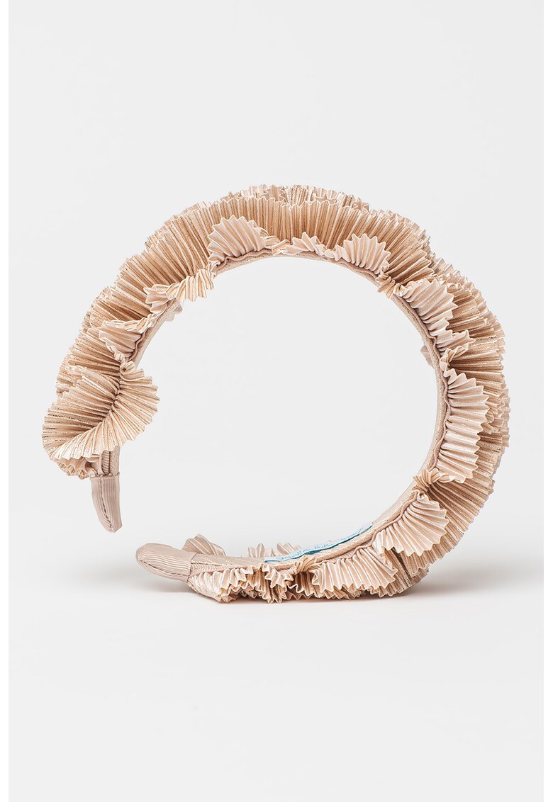 Bentita cu pliuri - Maro taupe