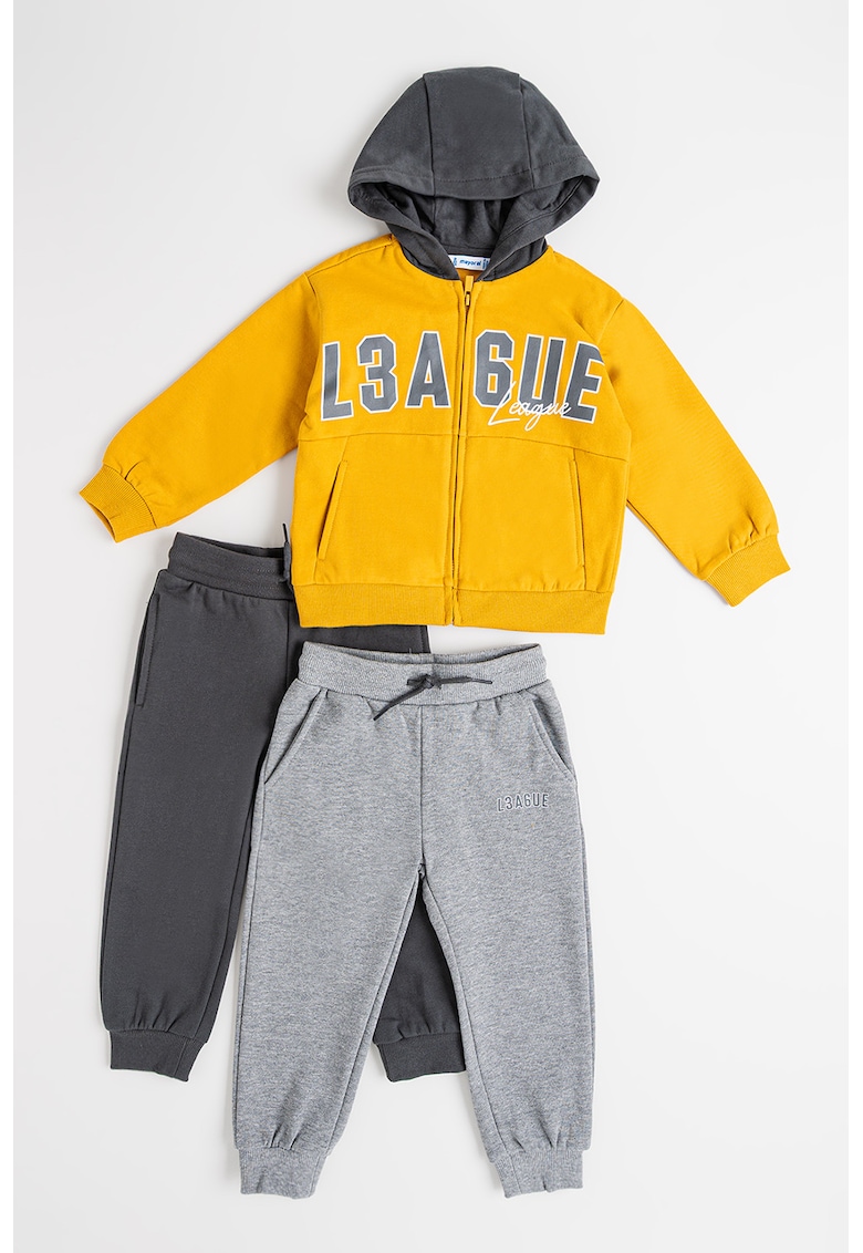 Set de pantaloni de trening si hanorac - 3 piese