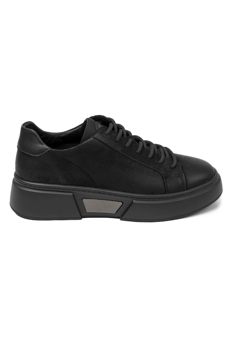 Pantofi sport din piele naturala Douglass - Negru
