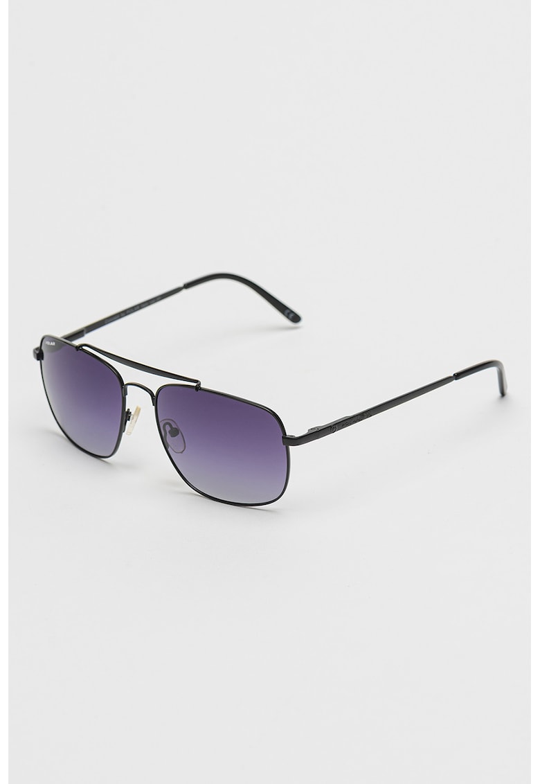 Ochelari de soare aviator cu rama metalica