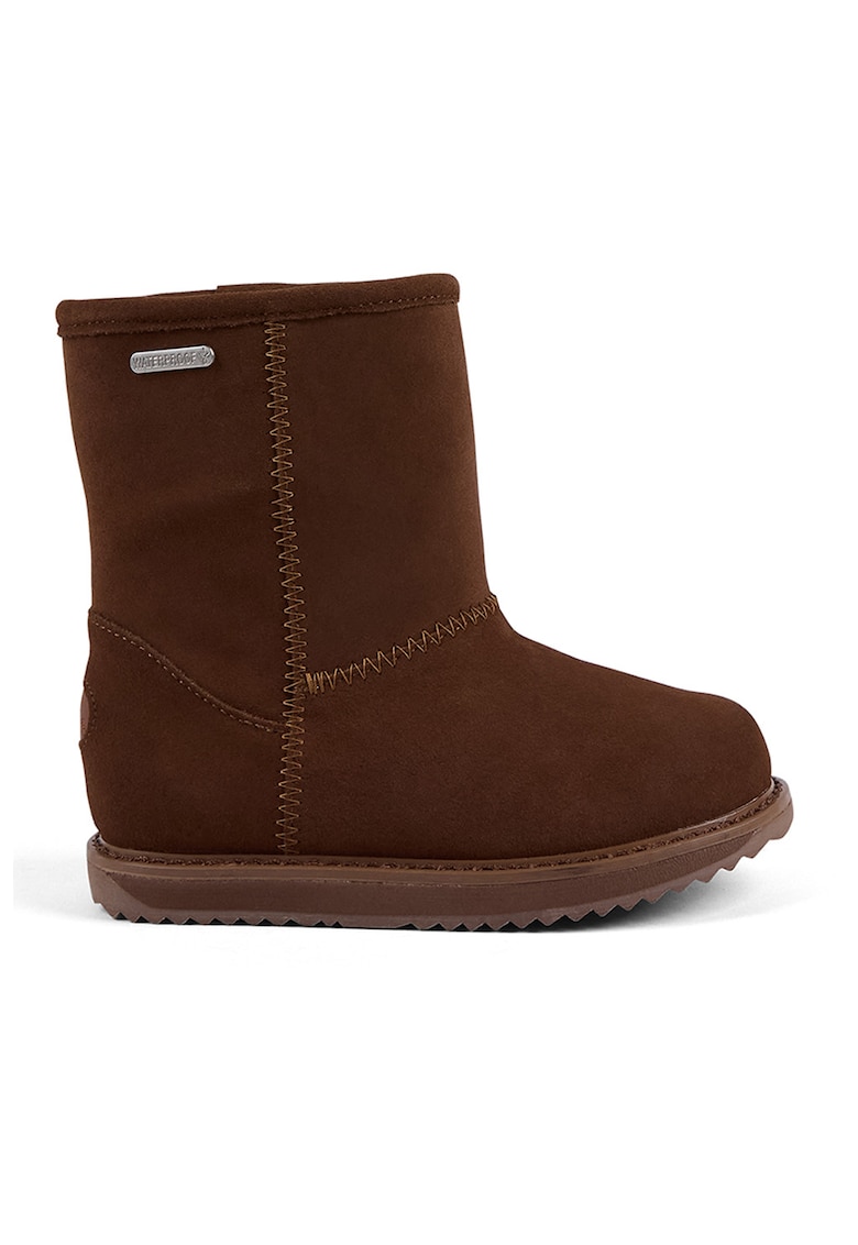 Ghete impermeabile de piele intoarsa