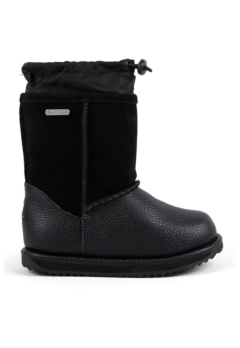 Ghete impermeabile cu segmente de piele intoarsa