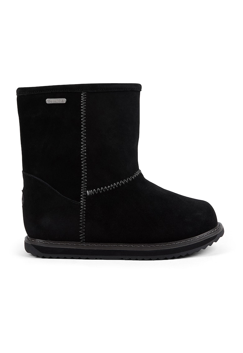 Ghete slip-on impermeabile de piele intoarsa