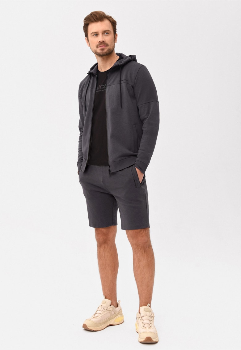 Pantaloni scurti de trening M-Mero pentru barbati - grafit