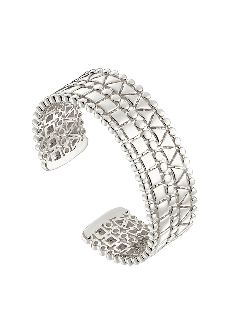 Bratara rigida masiva placata cu rodiu