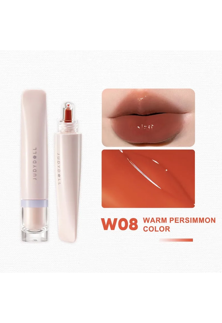 Gel de buze pentru stralucire Sweety Lip Jelly - 10ml #W08 Warm Persimmon