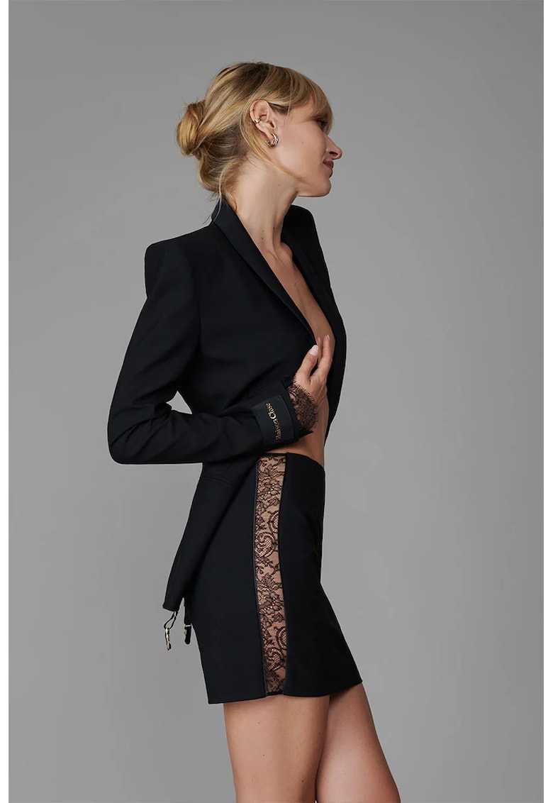 Fustă mini tip tuxedo - Fustă mini tip tuxedo -