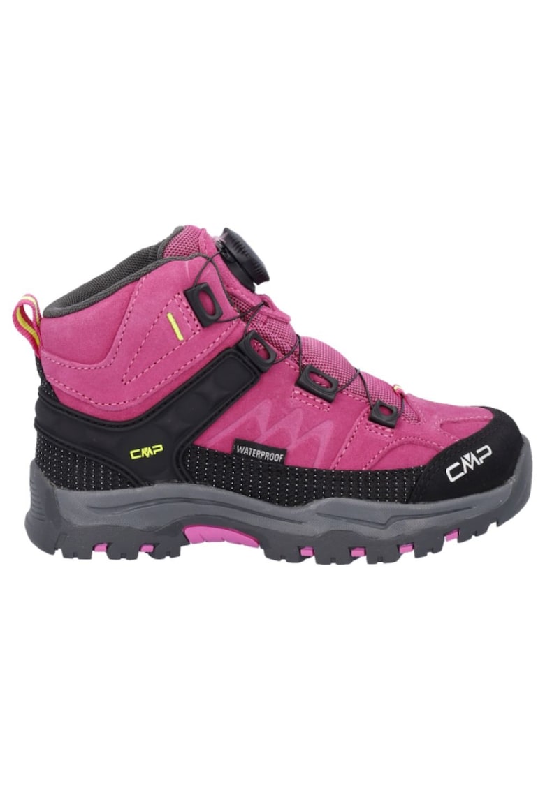 Bocanci trekking copii Kiruna Mid FitGo FW 2024 Roz/Negru
