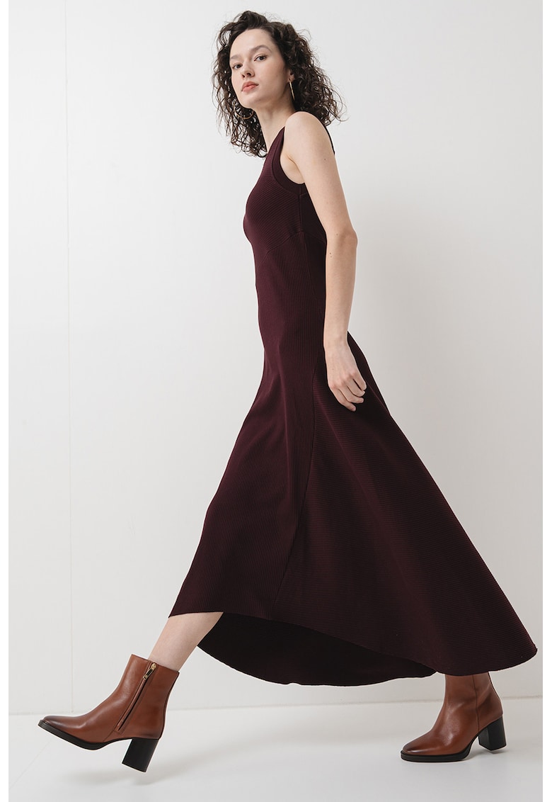 Rochie maxi din amestec de bumbac organic Gia