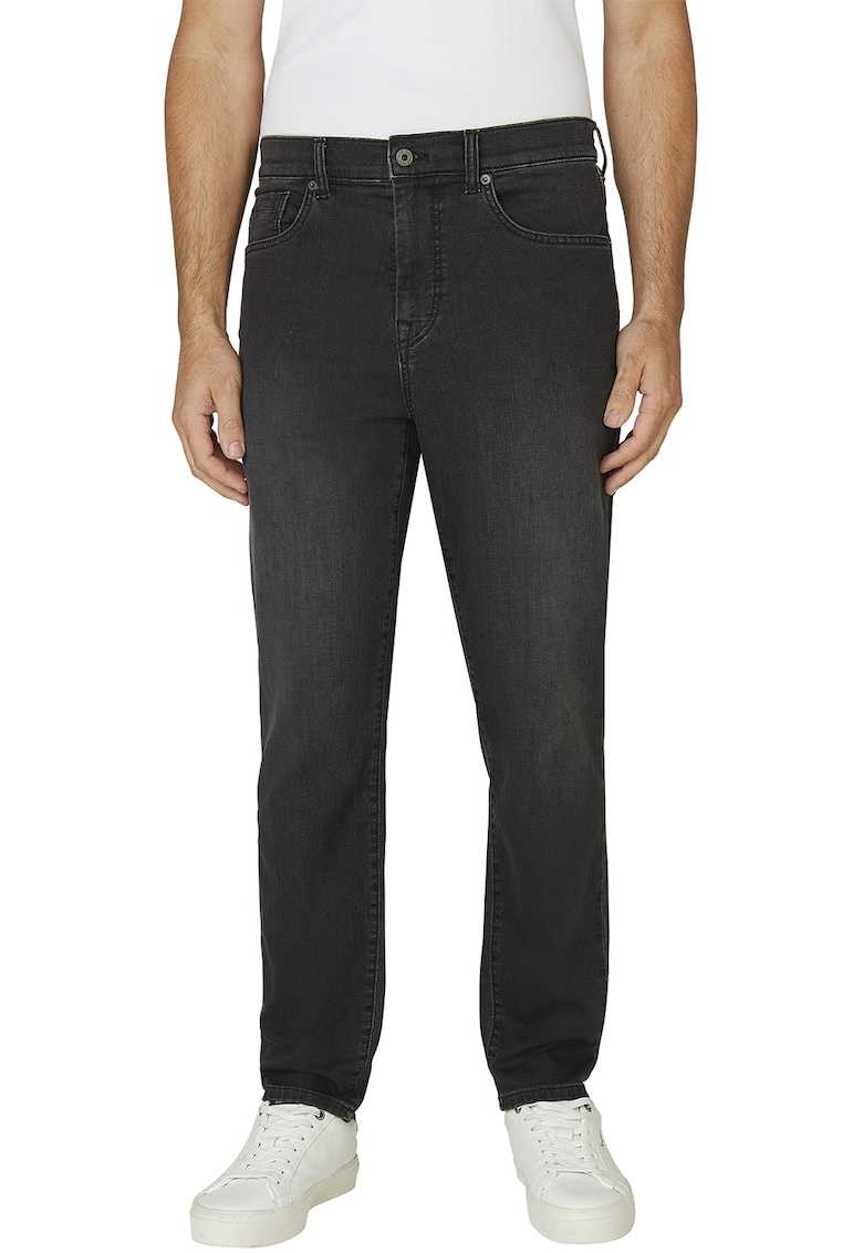 Blugi cu 5 buzunare si talie medie