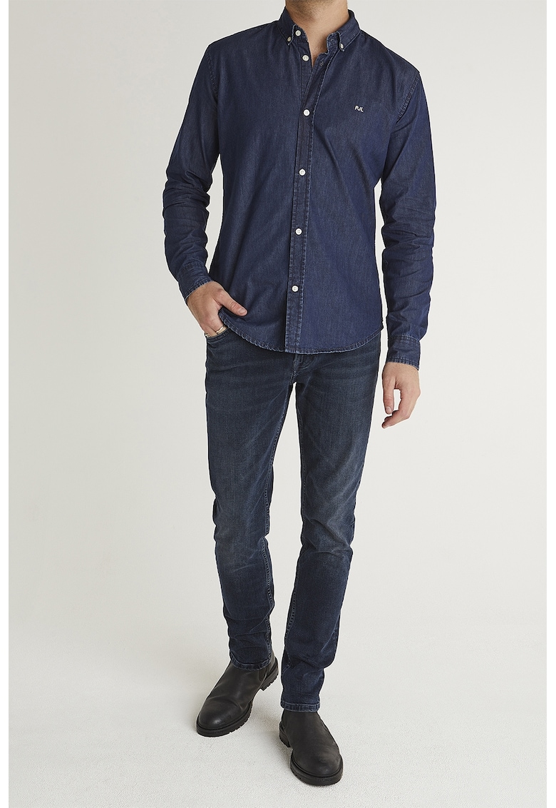 Camasa slim fit de denim