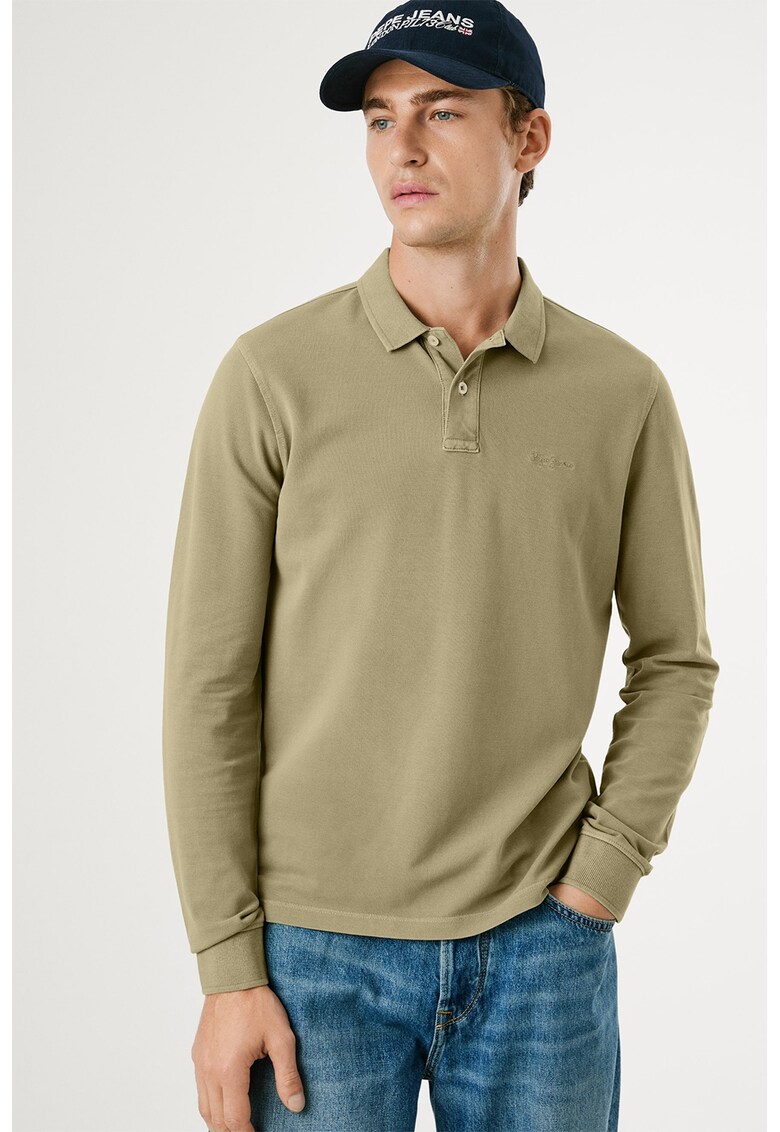 Bluza polo de bumbac