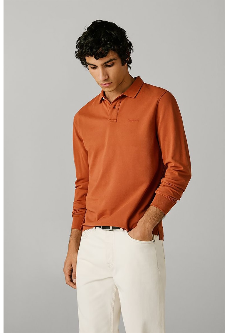 Bluza polo de bumbac