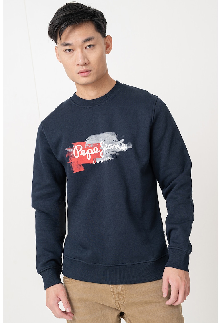 Bluza de trening cu imprimeu logo