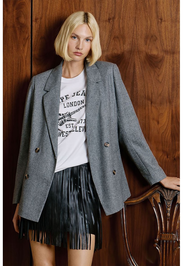 Sacou cu model uni si nasturi