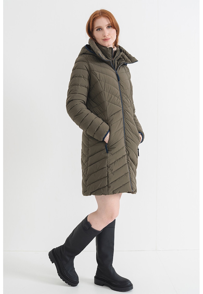 Geaca lunga matlasata