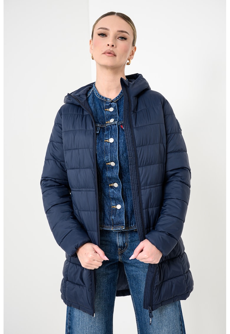 Geaca cu buzunare laterale - Albastru ultramarin