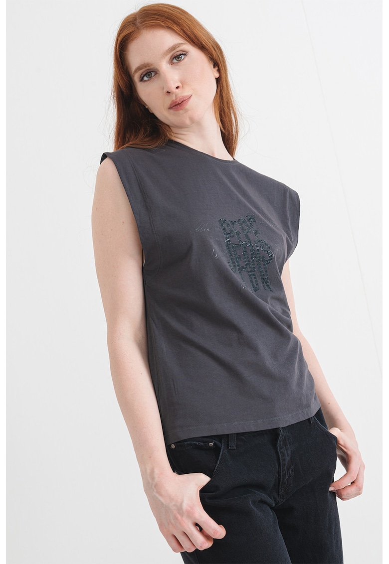 Tricou cu logo din strasuri Beria