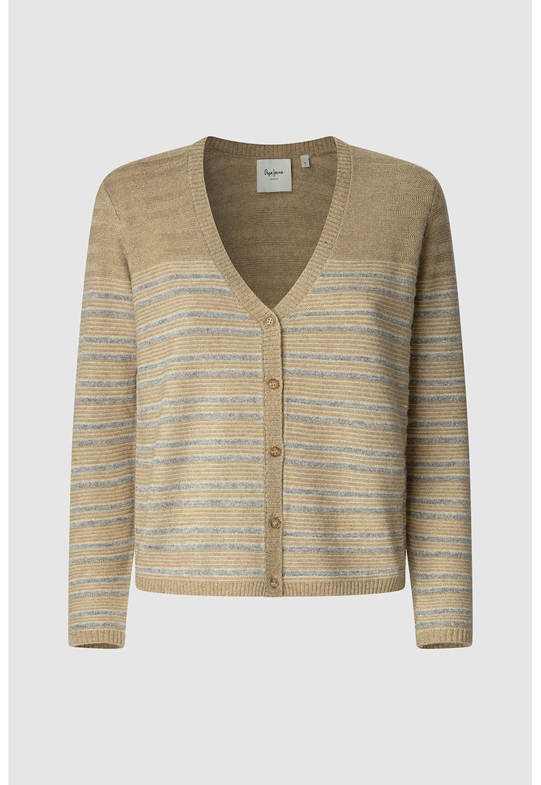 Cardigan in dungi cu decolteu in V